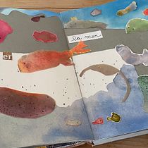 Illustrationstechniken zu Lösen kreativer Blockaden . Fine Arts, Design, Traditional illustration, Painting, Creativit, Creating with Kids, and Sketchbook project by Manuela - 04.28.2026