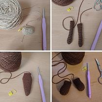 Carlota, Dante e Isa, mis amigurumis.. Amigurumi, Artesanato, Crochê, DIY, Tecido, Design têxtil, e Design de brinquedos projeto de Sandra Mondragón Mesa - 29.04.2026