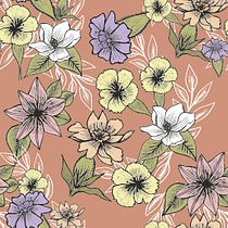 Fleurs d'avril  . % Sofía Arboleda tarafından hazırlanan Grafik Tasarım, Geleneksel illüstras, on, Desen Tasarımı, Markalaşma ve Kimlik, Botanik İllüstras, on, Ve Moda Tasarımı projesi - 04.30.2026