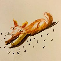 progetto di illustrazione. Artes plásticas, Design, Ilustração tradicional, Pintura, Criatividade, Criatividade para crianças, e Sketchbook projeto de anna_nigutindor - 01.05.2026