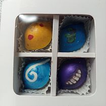 Bombones inspirados en pokemon. DIY, Chocolate, Food St, and ling project by Claudia E. Rico Villamil - 05.02.2026