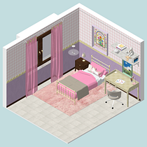 Sueños de niña. Un projet de ArchVIZ, Décoration d'intérieur, Design d'intérieur, Modélisation 3D , et Design d'espace de Scarlet Navarro - 05.05.2026