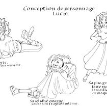 Mon premier personnage manga Ein Projekt aus dem Bereich Design von Figuren, Traditionelle Illustration, Comic und Manga von Daniel Champagne - 06.05.2026