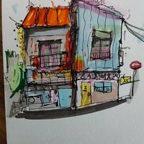 Mi primer sketch Ein Projekt aus dem Bereich Architektonische Illustration, Zeichnung, Illustration mit Tinte, Sketchbook und Skizzenentwurf von aleix_morgadas - 06.05.2026