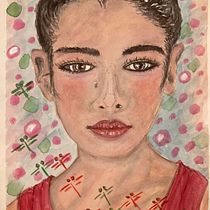 A sketchbook project to the watercolor portrait arts 🎭 . Artistic Drawing, Drawing, Portrait Drawing, Sketchbook, and Sketching project by Yoko Wakabayashi - 05.08.2026