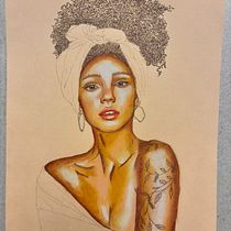 Retrato Giz pastel. Projekt z dziedziny Trad, c, jna ilustracja, Sztuki piękne, R, sunek, R, sunek ołówkiem, Portret, R, sunek realist, czn, R, sunek art, st i czn użytkownika Janaína de Castro - 11.05.2026