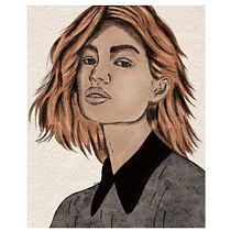 Mi proyecto para Retrato ilustrado con Photoshop . Ilustrasi tradisional, Ilustrasi Vektor, Menggambar Potret & Ilustrasi Digital proyek oleh Elena Caravaca Sánchez - 05.17.2026