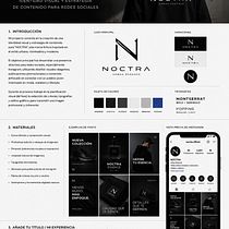 NOCTRA — Identidad visual y estrategia de contenido para redes sociales. Redes sociais, Marketing digital, Marketing de conteúdo, Marketing para Facebook, e Marketing para Instagram projeto de Alan D. Sanchez De Los Santos - 18.05.2026