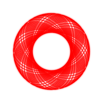 Interactive Spirogram. JavaScript, Motion Graphics, Multimídia, e Programação  projeto de aritrabhamajumdar_math - 20.05.2026