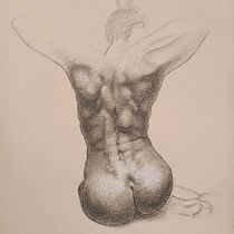 Análisis anatómico de la espalda femenina . Seni Rupa, Membuat sketsa, Menggambar, Gambar Pensil, Dan Gambar Realistis proyek oleh facundogl249 - 05.22.2026