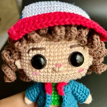 Dustin Henderson. Amigurumi, Artesanato, Crochê, Tecido, Design têxtil, e Design de brinquedos projeto de cruzaldanaluz - 22.05.2026