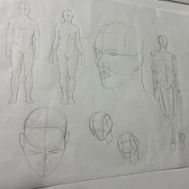 Paso a paso . Fine Arts, Drawing, Pencil Drawing, Realistic Drawing, Figure Drawing, and Sketching project by Angela María Michel Mireles - 05.24.2026