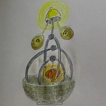 Creature creation from surroundings. Pencil Drawing, Drawing, Watercolor Painting, Sketchbook, and Naturalistic Illustration project by Wendy - 05.25.2026