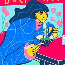 Día de ramen . Design de caractere, Ilustrație digitală și Pictură digitală de Flor Leis - 05.26.2026