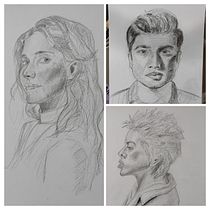 Sketchbook portraits . Un proyecto de Dibujo artístico, Dibujo, Dibujo de Retrato, Sketchbook y Bocetado de vicky_hindle74 - 27.05.2026
