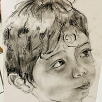 Cotidiano. Drawing, Portrait Drawing, and Realistic Drawing project by Tania Gómez Díaz - 05.28.2026