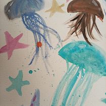 Medusas. Fine Arts, Painting, Traditional illustration, and Watercolor Painting project by elizarias1993 - 06.02.2026