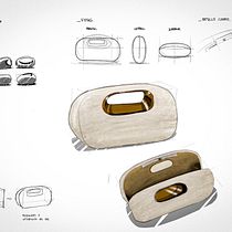 MAREA · Diseño conceptual de bolso. Design, Design de produtos, Esboçado, Desenho, e Sketchbook projeto de Lucía López - 07.06.2026
