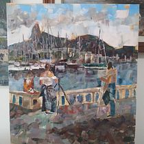 Pintura em acrílico 50x60. Fine Arts, Painting, and Acrylic Painting project by alex40nat - 06.07.2026