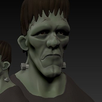 Frankenstein . Un proyecto de 3D, Diseño de personajes, Modelado 3D, Diseño de personajes 3D y Diseño 3D de romi_dagotto - 07.06.2026