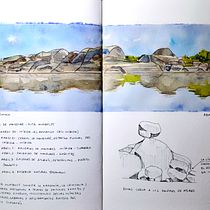 Navegando el río Orinoco Ein Projekt aus dem Bereich Traditionelle Illustration, Architektonische Illustration, Aquarellmalerei und Sketchbook von tataacevedo - 09.06.2026