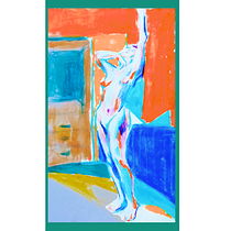 Bostezo. Drawing, Figure Drawing, Fine Arts, Gouache Painting, Pencil Drawing, Portrait Drawing, and Realistic Drawing project by pathosonar - 06.10.2026