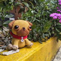 Camilo, mi pug colombiano.. Amigurumi, Arts, Crafts, Crochet, DIY, Fiber Arts, Textile Design, To, and Design project by Sandra Mondragón Mesa - 06.16.2026