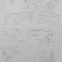 The weird world of Ash. Traditional illustration, Comic, Pencil Drawing, Drawing, Stor, telling, Stor, board, Digital Drawing, Ink Illustration, Narrative, Fiction Writing, and Creative Writing project by blanchettesavanha - 06.21.2026