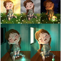 DQH - Lighting principles in digital painting. Traditional illustration, Digital Illustration, and Digital Painting project by welearn_account1 - 06.22.2026