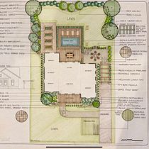 Landscape Design Project. Architectural Illustration, Interior Design, L, scape Architecture, and Spatial Design project by Hannah Nienhuis - 06.25.2026