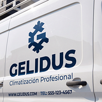 Gelidus. Br, ing e Identidade, Design gráfico, e Design de logotipo projeto de Gamaliel Herrera Gutiérrez - 25.06.2026