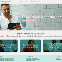 Pagina Web terapeuta. Een project van Informatieontwerp, Interactief ontwerp, UX / UI y Webdesign van Aleysa Sánchez - 26.06.2026