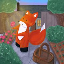 Fox and the Flower. Ilustração digital projeto de cgrzehowiak - 28.06.2026