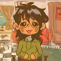 Ilustración de mi oc y sus diferentes moods. Digital Illustration, Concept Art, Digital Painting, and Color Theory project by Jojoy Carrera Córdova - 06.29.2026