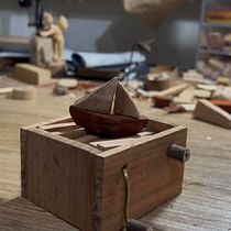 My mini sailing boat. Character Design, Sculpture, Toy Design, Art Toys, and Woodworking project by Wei Huang - 06.29.2026
