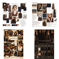 Mood Board Coleção Capsula através da IA. Fashion Design, Fashion Illustration , Textile Design, Artificial Intelligence, AI Design & Image Generation project by Haidê Salgo - 07.03.2026