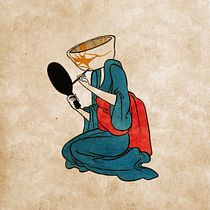 Kintsugi Lady. Ilustração tradicional, Design de personagens, e Desenho projeto de Landa Villarino - 04.07.2026