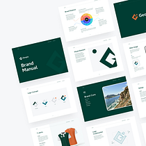 Geopia | Travel Agency Brand Manual. Un progetto di Br, ing, Br, identit, Graphic design, Design di loghi, Stationer e Design di florentina12 - 05.07.2026