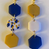 Polymer Clay Terrazzo Earrings. Accessory Design, Arts, Crafts, Jewelry Design, and DIY project by Aika Jessica Nakagawa - 07.06.2026