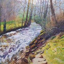 Landscape . Fine Arts, Painting, Sketching, Watercolor Painting, and Naturalistic Illustration project by Joyanta Raksmith - 07.08.2026