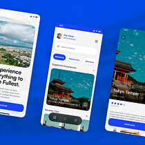 Diseño de UI: Xplore Travel APP Ein Projekt aus dem Bereich Grafikdesign, Webdesign, Digitales Design und Digitales Produktdesign von Samuel Leiva - 08.07.2026