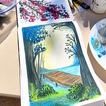 Nature's way . Fine Arts, Painting, Watercolor Painting, Naturalistic Illustration, and Gouache Painting project by Elvira - 07.10.2026