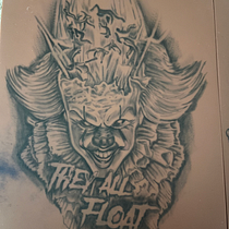 We All Float in Derry Ein Projekt aus dem Bereich Tattoodesign von dpatrick0715 - 14.07.2026