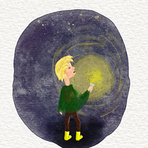 Boy in the Dark - an illustration for my son. Digital Illustration, Children's Illustration, Digital Painting, and Picturebook project by hpasquet09 - 07.14.2026