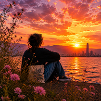 Atardeceres de Santiago: una historia visual creada con Inteligencia Artificial. Un proyecto de Diseño, Diseño con IA y Creación de Contenido con IA de Carolina Hidalgo - 14.07.2026