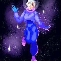 Render Astronaut. Traditional illustration, Character Design, Digital Illustration, and Digital Painting project by Maura Serrano - 07.14.2026