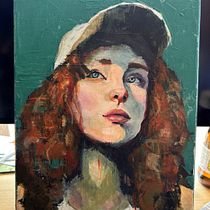 Portrait Study Ein Projekt aus dem Bereich Traditionelle Illustration, Bildende Künste, Malerei, Malerei mit Acr und l von Monica Lozano Lievano - 15.07.2026