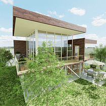 Vivienda Ortogonal: Modelado y Gestión BIM en Arquitectura Residencial. Een project van 3D, Architectuur, Interactief ontwerp, 3D-modellering, Digitale architectuur y Architecturale visualisatie van Simon Granda - 15.07.2026