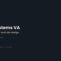 V.A system. Een project van Br, ing en identiteit, Grafisch ontwerp, Webdesign y Social media-ontwerp van suraanbes7 - 15.07.2026