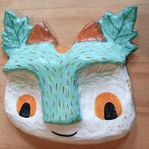 Lutin Forestier en papier mâché. Arts, Crafts, and DIY project by caroline_squarzoni - 07.18.2026